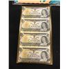 Image 3 : CANADIAN CURRENCY INC. UNCUT 1 DOLLAR BILL SHEETS AND CANADA 125 PROVINCIAL QUARTER SET