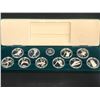 Image 5 : CANADIAN 1988 OLYMPICS STERLING SILVER COIN SET WITH COA, AND SMALL BOX