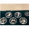 Image 6 : CANADIAN 1988 OLYMPICS STERLING SILVER COIN SET WITH COA, AND SMALL BOX