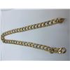 Image 1 : ONE 10KT YELLOW GOLD AND RHODIUM FINISH NECKLACE.