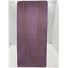 Image 1 : ONE 14KT YELLOW GOLD ROPE STYLE LINK CHAIN.
