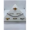 Image 1 : ONE LADIES VINTAGE 14KT YELLOW GOLD AND 18KT WHITE GOLD WEDDING RING