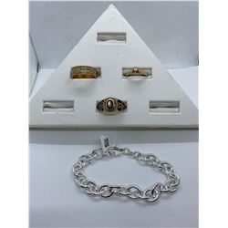 ONE LADIES 14KT YELLOW GOLD AND WHITE GOLD DIAMOND SET DRESS OR ENGAGEMENT RING