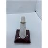 Image 1 : ONE LADIES 14KT YELLOW GOLD AND WHITE GOLD  VINTAGE DIAMOND SET DRESS OR ENGAGEMENT RING
