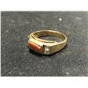 Image 2 : 10K MEN'S RING WITH STONES