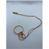 Image 1 : GOLD COLOUR NECKLACE (NO MARKINGS)