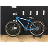 Image 1 : BLUE HUFFY GRANITE 18 SPEED MOUNTAIN BIKE, 76 CM STANDOVER HEIGHT, REAR BRAKE ONLY, FRONT