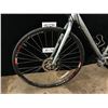 Image 2 : GREY BRODIE DYNAMO 24 SPEED HYBRID TRAIL BIKE WITH FRONT AND REAR DISC BRAKES, 80 CM STANDOVER