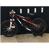 Image 1 : BLACK KRANKED FACTOR 21 SPEED FULL SUSPENSION MOUNTAIN BIKE WITH FRONT AND REAR DISC BRAKES,