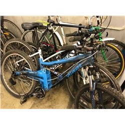 5 ASSORTED PARTS ONLY/NON-RIDEABLE BIKES, BRANDS INCLUDE: SPECIALIZED, DIADORA, TREK AND MORE