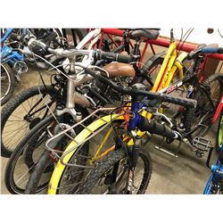 6 ASSORTED PARTS ONLY/NON-RIDEABLE BIKES, BRANDS INCLUDE: CCM, SUPERCYCLE, GIANT AND MORE