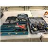 Image 1 : TOOLS INC. MILWAUKEE SAWZALL, RYOBI DRILL AND FLASHLIGHT SET, BOSCH HAMMER DRILL AND MORE