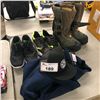 Image 1 : CLOTHING INC. COLUMBIA BOOTS SIZE USA 9, TWO PAIRS OF RUNNERS, HAT AND SWEATER