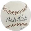 Image 1 : Babe Ruth Gehrig Huggins Signed Baseball PSA/DNA