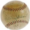 Image 3 : Babe Ruth Gehrig Ty Cobb Signed Baseball PSA/DNA