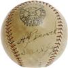 Image 4 : Babe Ruth Gehrig Ty Cobb Signed Baseball PSA/DNA