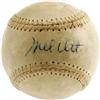 Image 1 : "1940's Mel Ott ""Single Signed"" Baseball PSA/DNA"