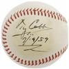 Image 1 : 1959 Ty Cobb Single Signed Baseball PSA/DNA