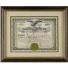 Image 1 : Charles Comiskey Signed Certificate PSA/DNA
