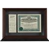 Image 3 : 1925 Miller Huggins Signed Certificate PSA/DNA