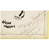 Image 1 : Waner Brothers & Traynor Signed Artwork PSA/DNA