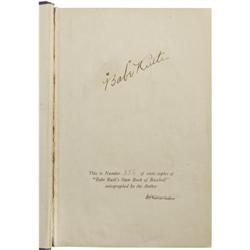 1928 Babe Ruth Ltd. Edition Signed Book PSA/DNA