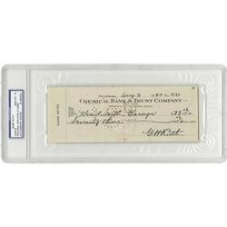 1940 Babe Ruth Signed Check PSA/DNA Gem Mint 10