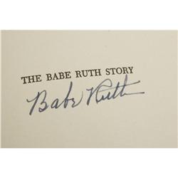 1948 Babe Ruth Signed Autobiography PSA/DNA