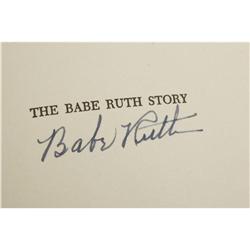 1948 Babe Ruth Signed Autobiography PSA/DNA