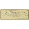 Image 1 : 1952 Ty Cobb Signed Check PSA/DNA