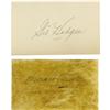 Image 1 : Branch Rickey Dodgers Signed Index Cards PSA/DNA
