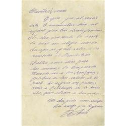 Roberto Clemente Handwritten Letter PSA/DNA