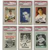 Image 1 : Hank Greenberg Signed Trading Cards (6) PSA/DNA