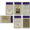 Image 2 : Hank Greenberg Signed Trading Cards (6) PSA/DNA