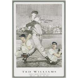 Ted Williams Signed Lithograph PSA/DNA