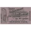 Image 1 : 1892 Callaghan vs. McCarthy Boxing Full Ticket