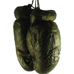 1894 Caspar Leon Fight Worn Boxing Gloves