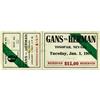 Image 1 : 1907 Joe Gans vs. Kid Herman Boxing Full Ticket