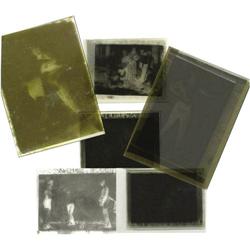 1912 Jack Johnson vs. Jim Flynn Glass Plate Negatives