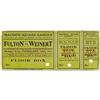 Image 1 : 1917 Fred Fulton vs. Charlie Weinert Full Ticket