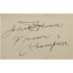 1927 Jack Johnson Signed Autobiography PSA/DNA