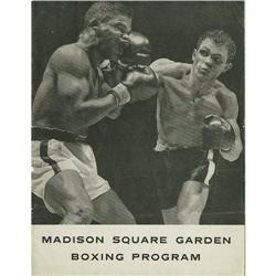1963 Clay vs Jones Official Program Muhammad Ali