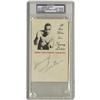 Image 1 : 1960's Sonny Liston Signed Auto. Card PSA/DNA