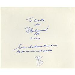 Muhammad Ali Signed Special Inscriptions PSA/DNA