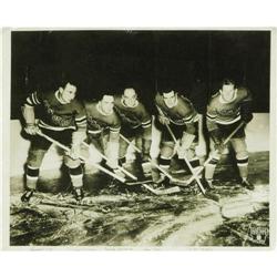 1933 New York Rangers Stars Signed Photo PSA/DNA