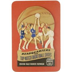 1930's Basketball Advertising Counter Display 