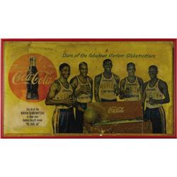 1954 Harlem Globetrotters Advertising Signs Lot 