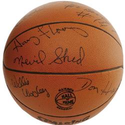 1966 Texas Western Team Signed Basketball PSA