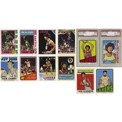 1971-1975 Topps Basketball High-Grade Set