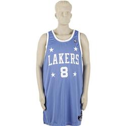 2004-05 Kobe Bryant Game Worn Throwback Jersey. Kobe notched his, Lot  #19321